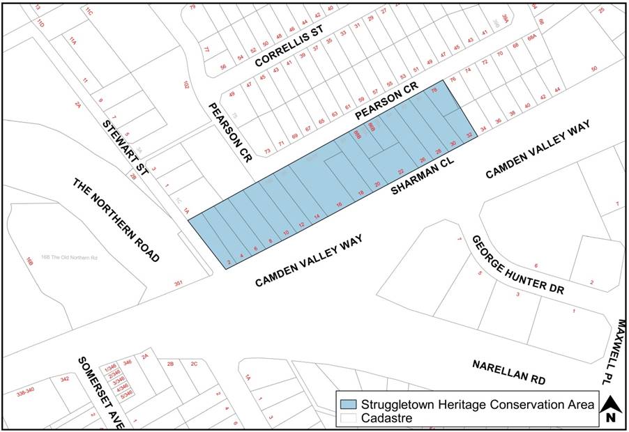 Figure 2-6: Struggletown Heritage Conservation Area, Narellan