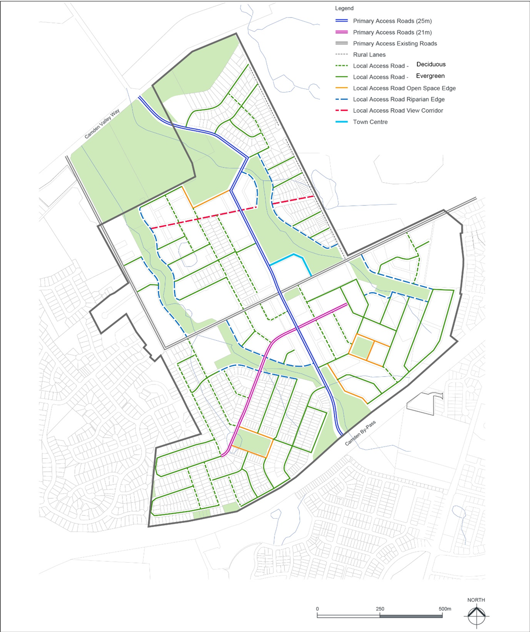 Figure 1-3: Elderslie Street Hierarchy Plan