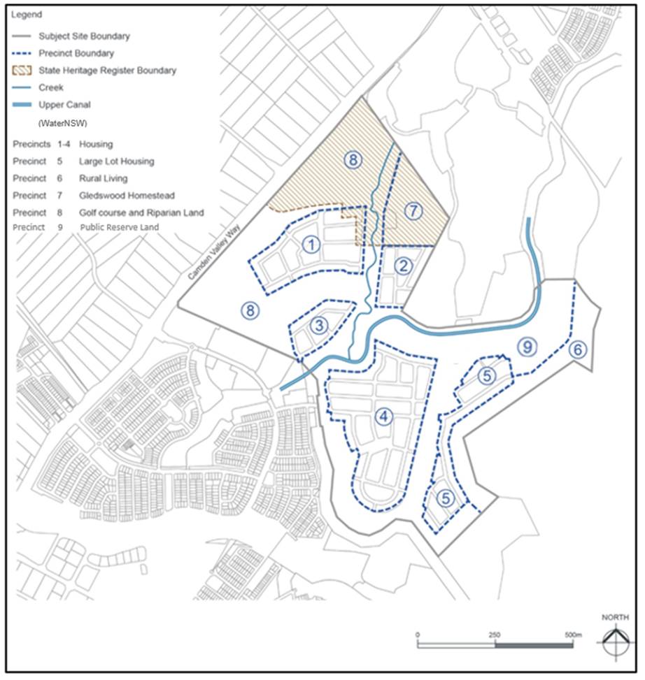 Figure 7-3: Precinct Areas